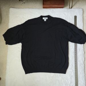 Black Silk Blend Shirt